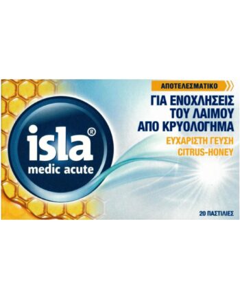 Isla Medic Acute Citrus & Honey 20τμχ